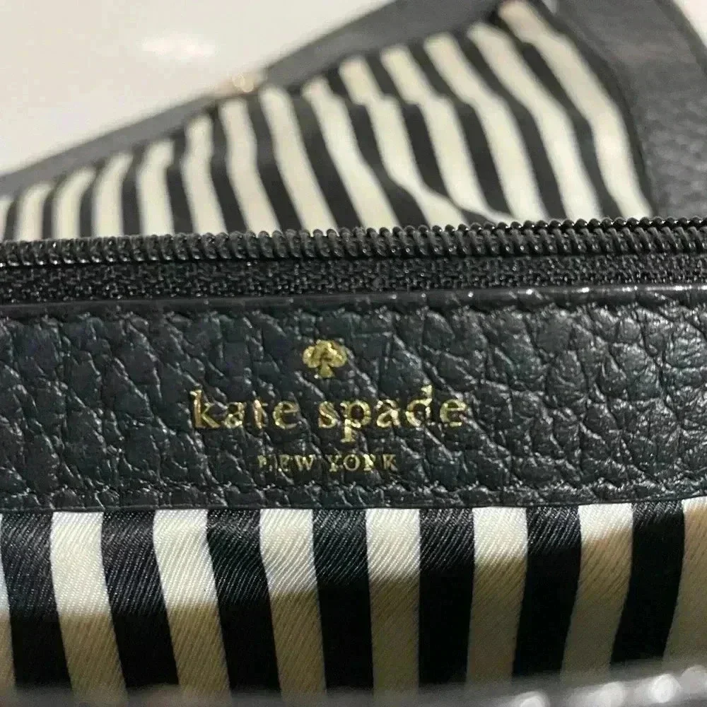 Kate spade Black pebbled leather crossbody handbag
